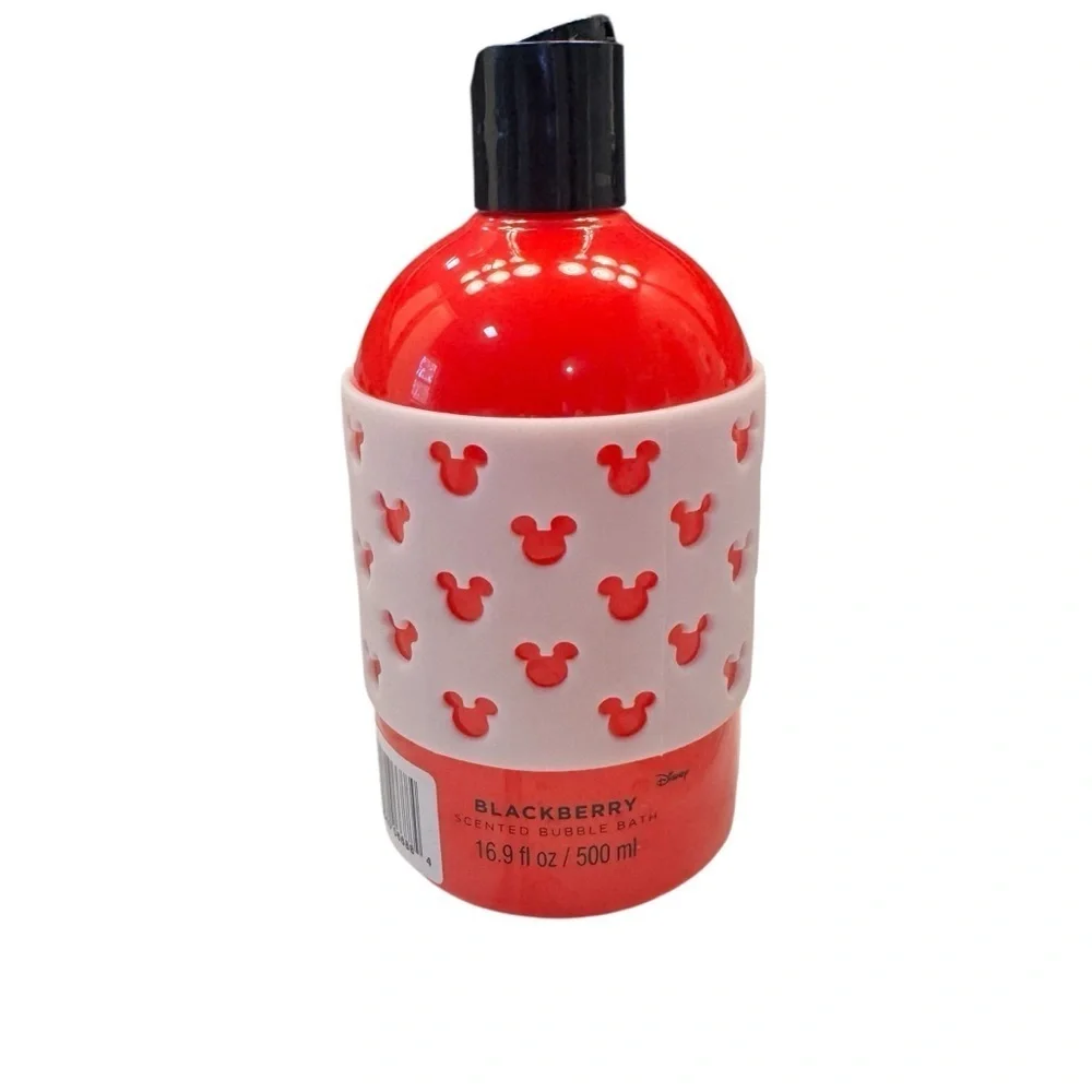Disney Red Mickey Mouse Bubble Bath Container-Empty